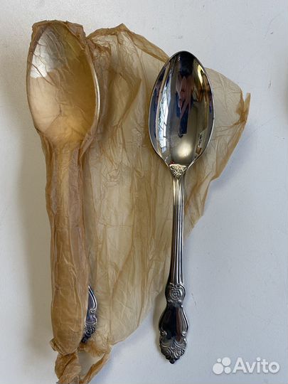 Новые столовые приборы «Серебряная Роза »СССР