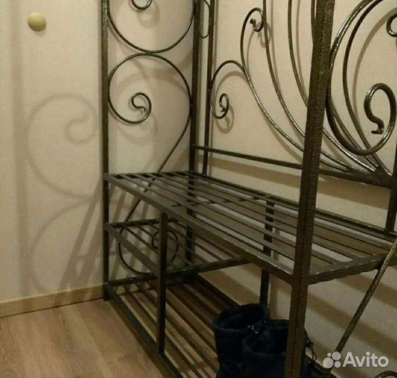 Кованная вешалка № 37