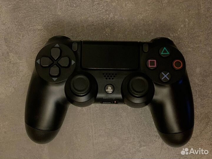 Геймпад PS4 беспроводной (Черный)