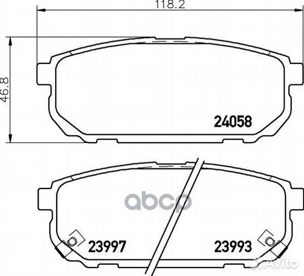 Колодки тормозные дисковые задн.sorento I (JC)