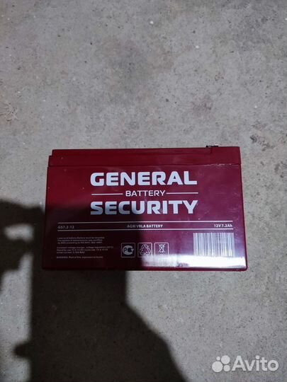 Аккумулятор 12В 7.2ач