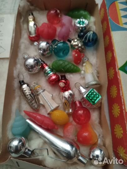 Елочные игрушки СССР малютка