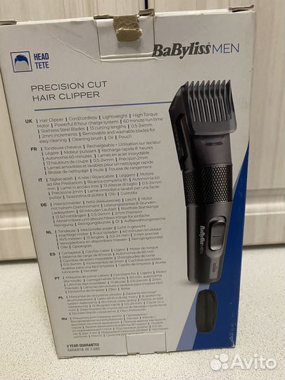 Машинка для стрижки волос и бороды Babyliss E786E