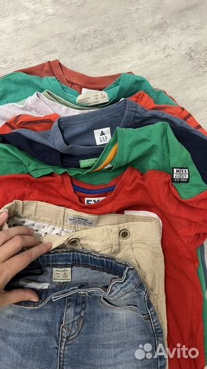 Пакет брендовых вещей на мальчика 4-5 лет