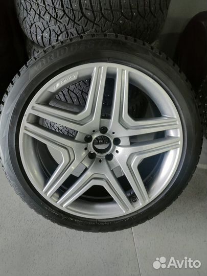 265/45/21 bridgestone Blizzak на дисках mercedes