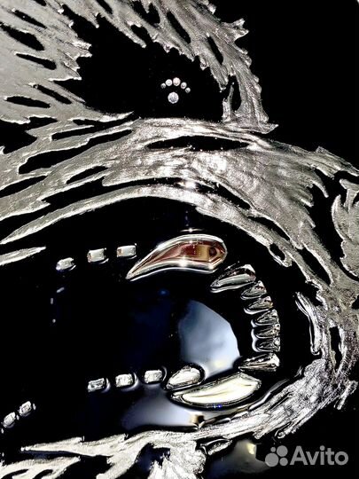 Зеркальная картина «Гризли»,размер 80/80