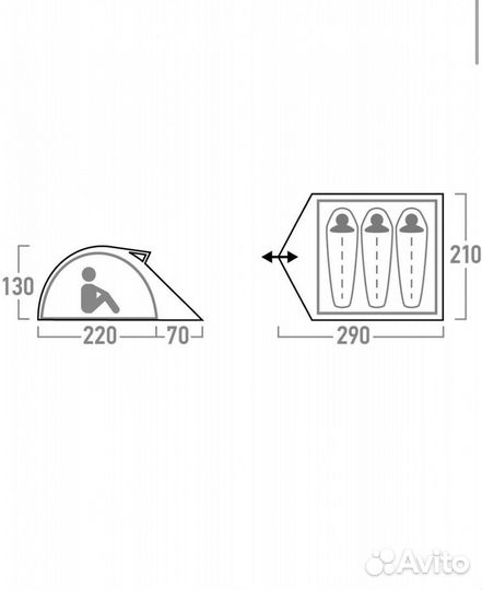 Палатка туристическая