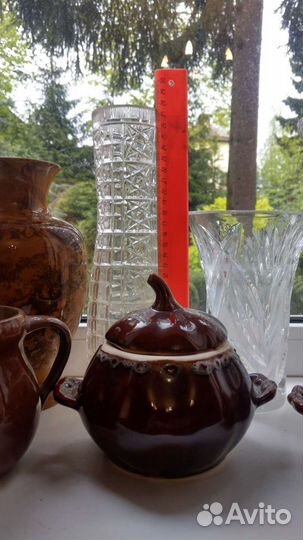 Вазы хрусталь,керамика. СССР