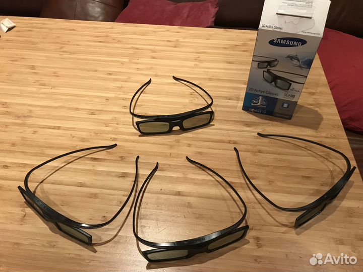 3D очки для телевизоров Samsung (4 штуки)