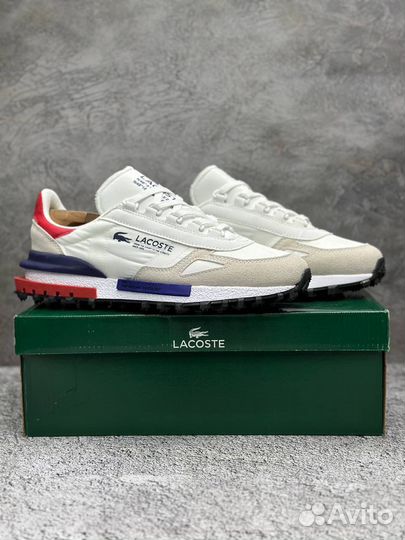 Lacoste Elite Active White Blue Red