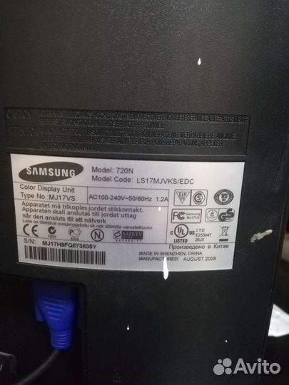 Монитор Samsung SyncMaster 720N