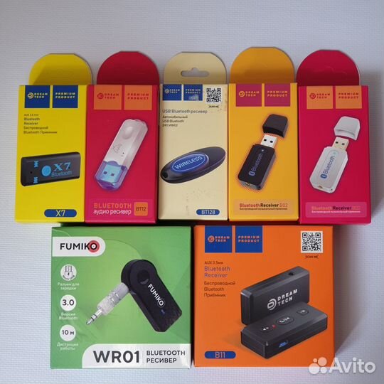 Bluetooth адаптер AUX для колонки, наушников