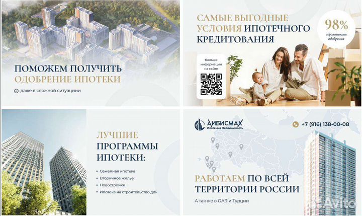 Помощь в получении ипотеки / Консультация