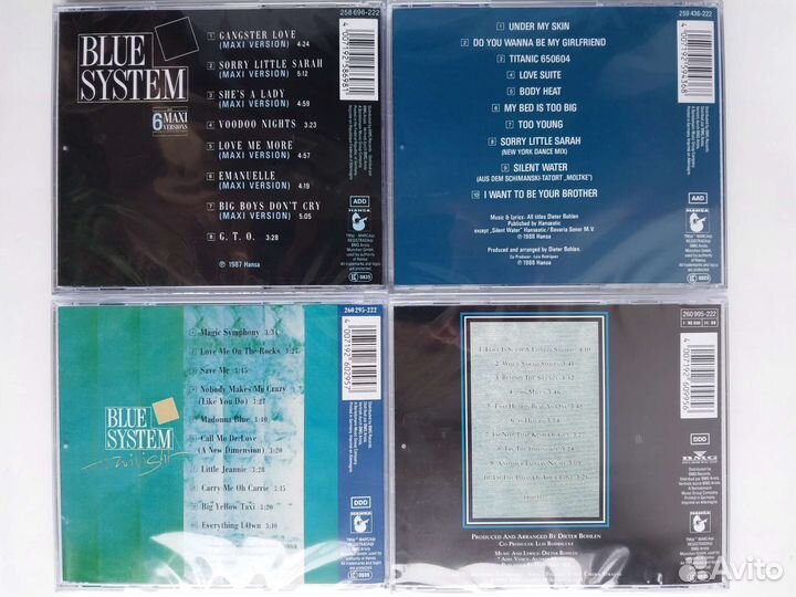 CD диски Blue System