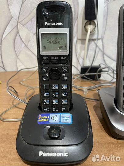 Радиотелефон Panasonic 2 трубки