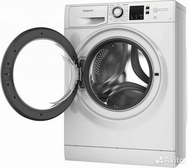 Стиральная машина суперузкая hotpoint NUS 5015 S RU, 5кг, 1000об/мин