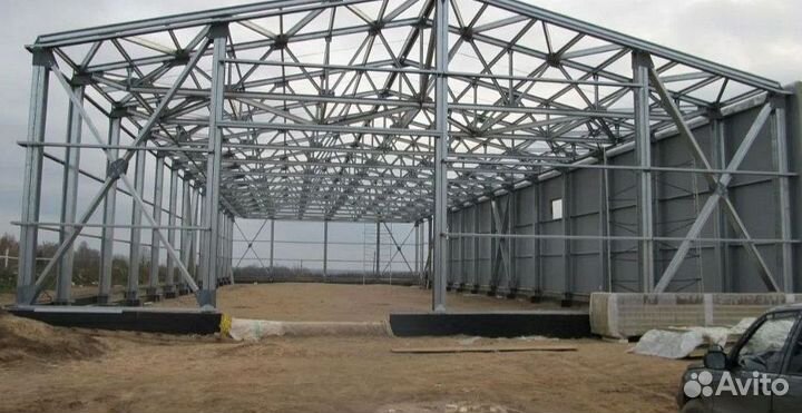 Металлоконструкции навесы ангары