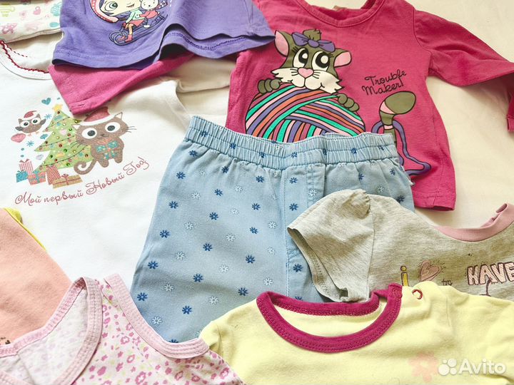Вещи пакетом на девочку 68 74