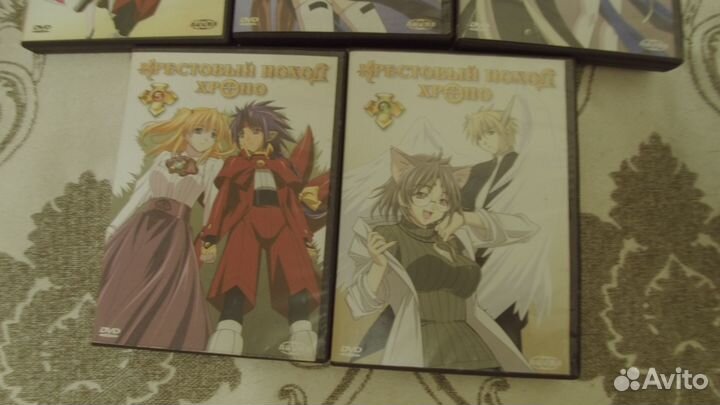 DVD «Крестовый поход Хроно»Аниме. 5 шт. Полная кол