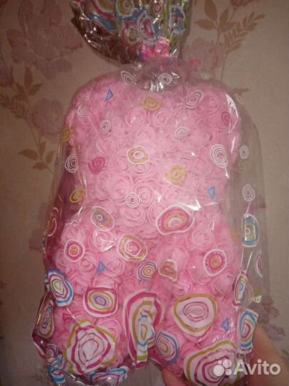 Мишка из роз