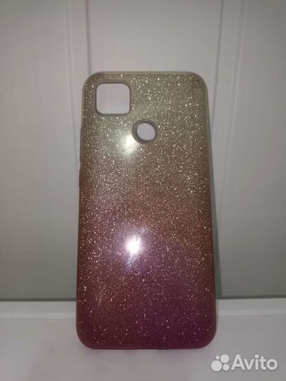 Чехол мерцающий Редми 9С
