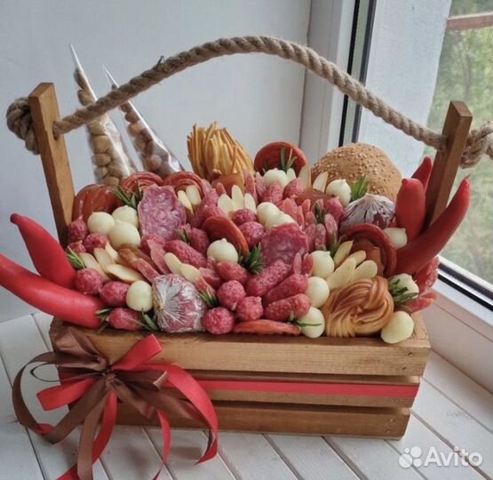 Съедобные букеты/мужской мясной