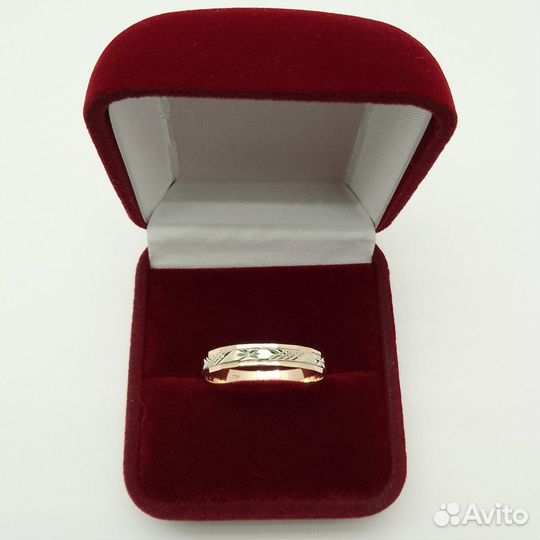 Щ43а, Обручальное кольцо,золото,585, id 57161
