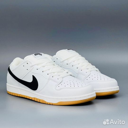 Кроссовки nike sb dunk white