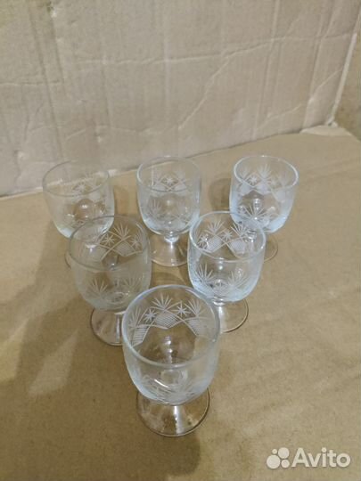 Хрустальные рюмки СССР