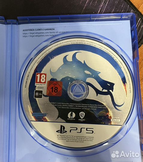 Mortal kombat 1 ps5 диск