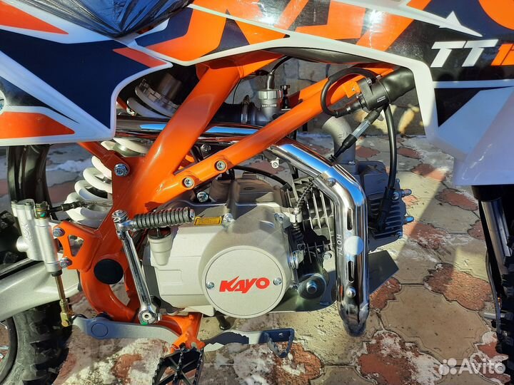 Питбайк Kayo Basic TT125 с электростартером Новый