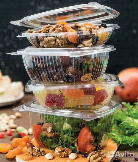 Пищевая упаковка, пэт, ланч-боксы, лотки, пленка