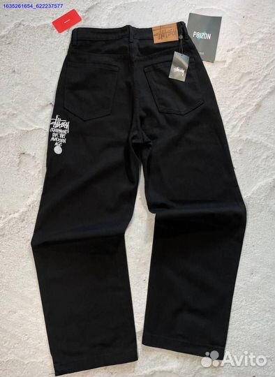 Джинсы широкие Stussy