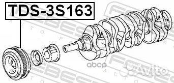 Шкив коленвала 3SFE/4SFE/5SFE/5sfne TDS3S163 Fe