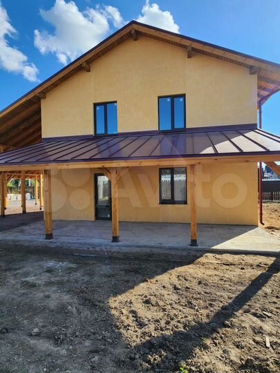 Коттедж 124 м² на участке 10 сот.