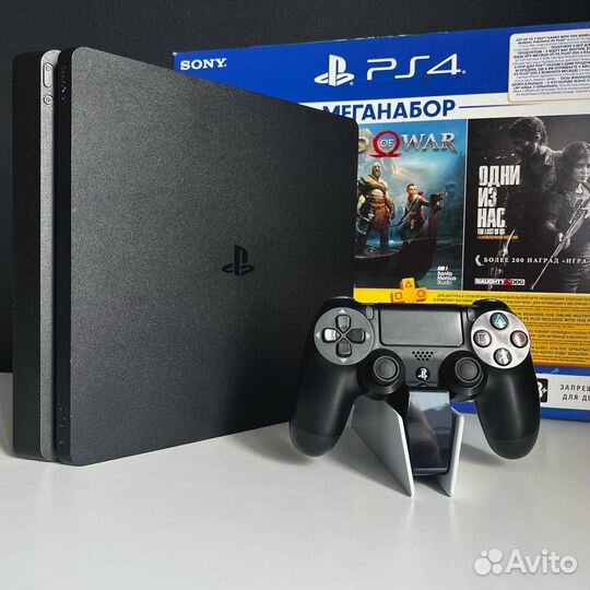 Sony PS4 PlayStation 4 Slim 1TB + Топ Игры