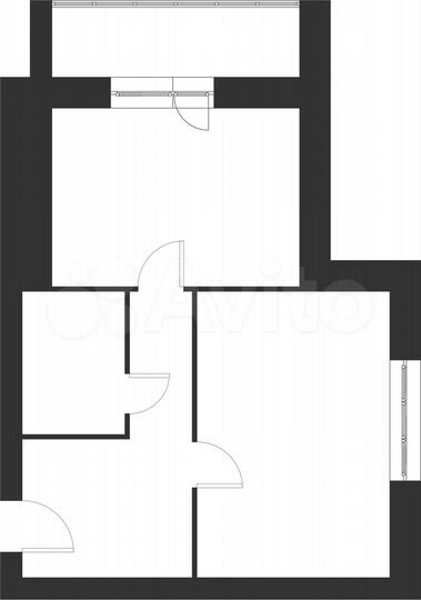 1-к. квартира, 50,3 м², 4/5 эт.