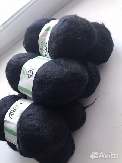 Пряжа для вязания мохер