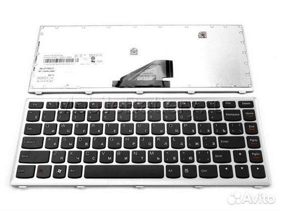 Клавиатура для ноутбука Lenovo IdeaPad U310 черная