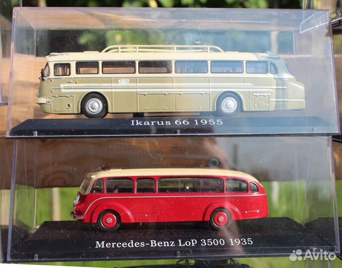 Коллекция автобусы Atlas 1:72 22шт