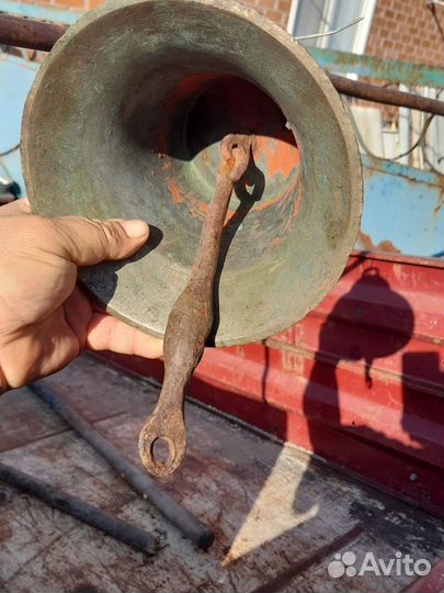 Рында старинная. Посеребрение