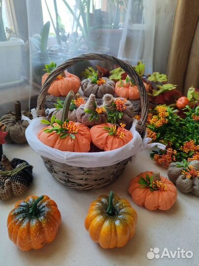 Текстильная тыква