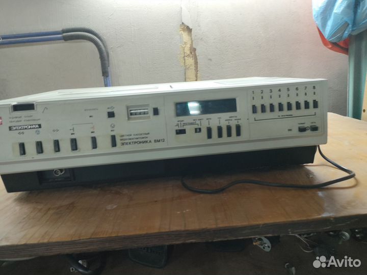 Советский видео магнитофон электроника вм 12