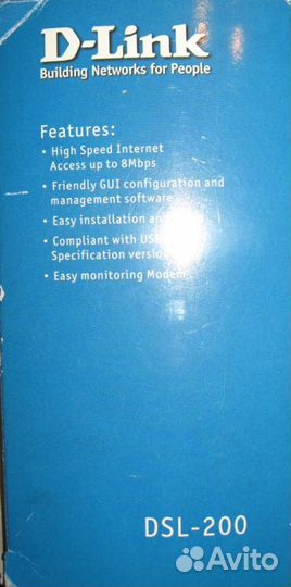 Adsl Модем DSL-200