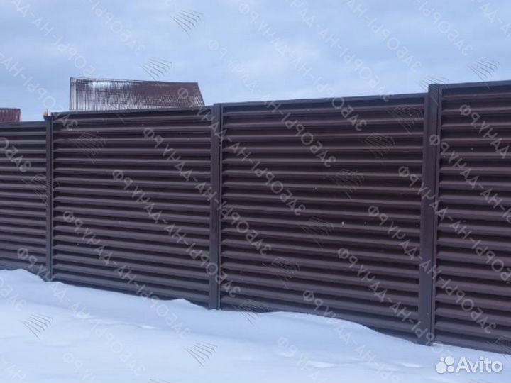 Забор жалюзи еврозабор