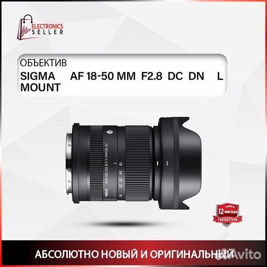 Sigma AF 18-50 MM F2.8 DC DN L mount