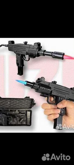 Пистолет зажигалка сувенир