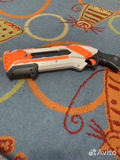 Бластер нёрф дробовик