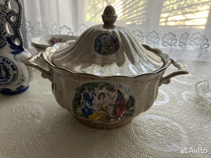 Фарфоровая супница СССР