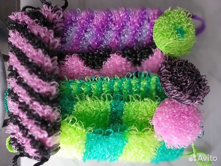 Мочалка ручной работы